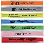 JA39500 Nylon Reflective Snap Band With Custom Imprint